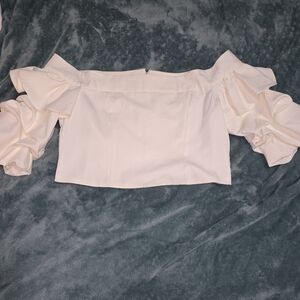 AKira off shoulder crop top